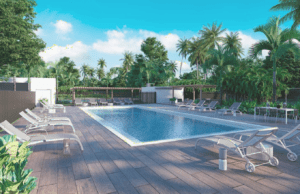 Nueva piscina del Residencial Caroni Colinas del Río