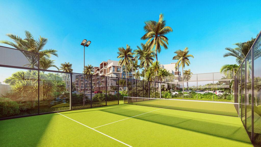 Canchas de padel proyecto The Seed Punta Cana