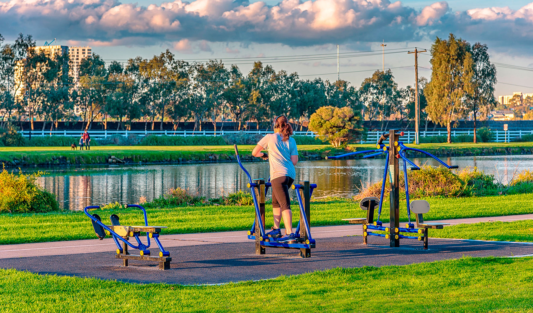Gimnasio al aire libre de Residencial Terrazas del Arroyo