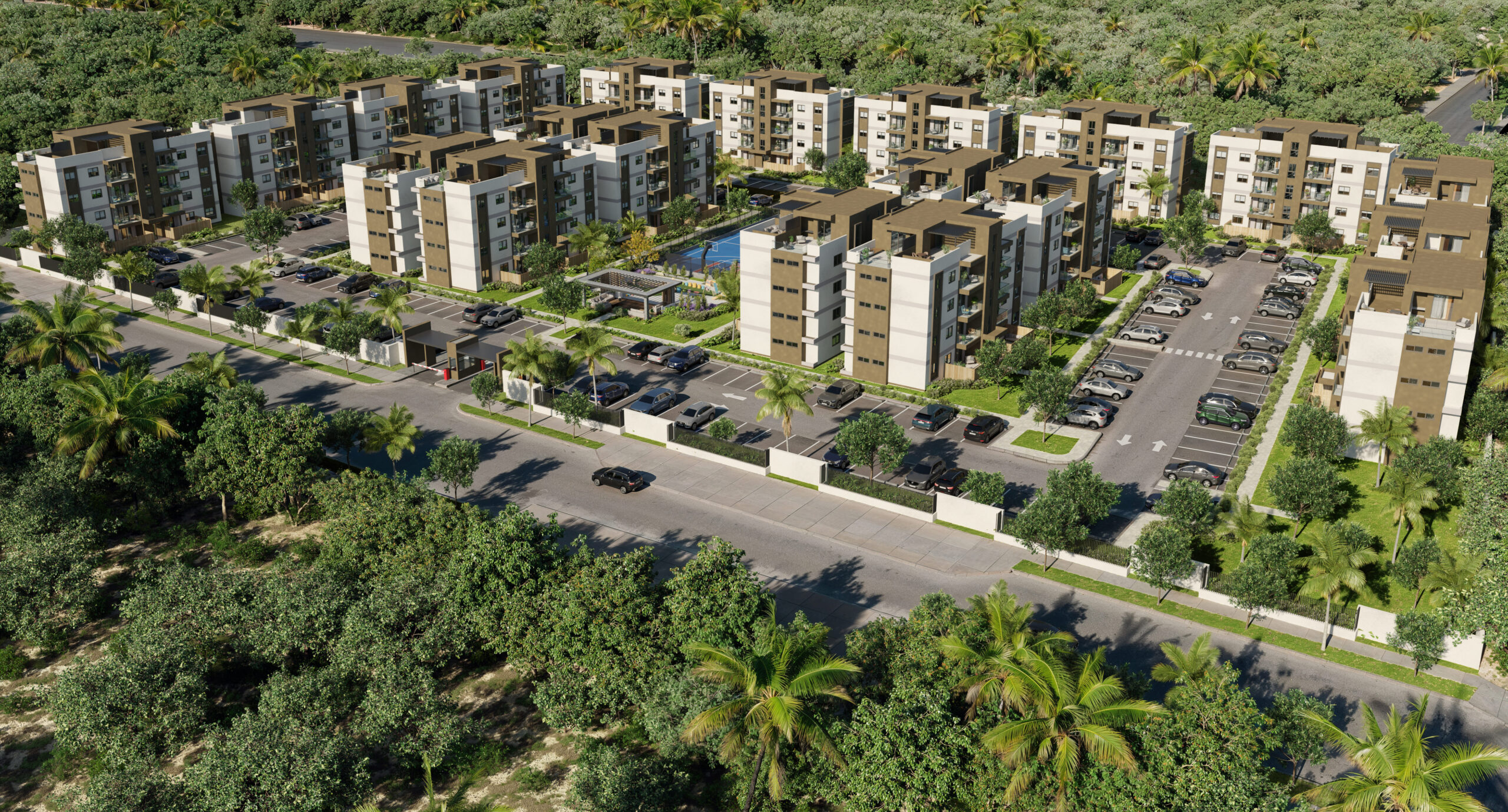 Riviera At Costa Blanca: apartamentos y penthouse a 10 minutos de la playa, caminando 7 Vista del conjunto de Riviera At Costa Blanca en el Distrito Costa Blanca