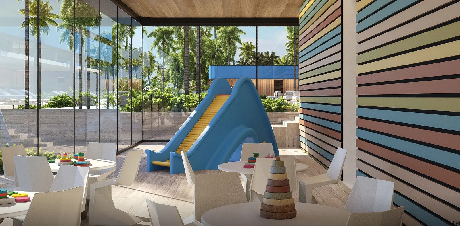 Área de juegos climatizada para niños en Distrito Playa Juan Dolio