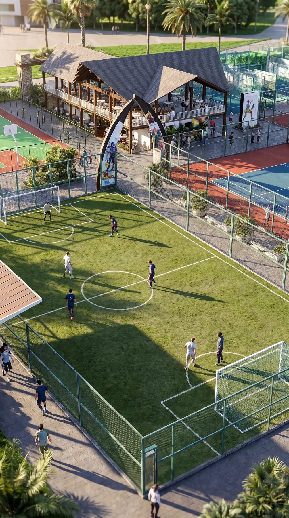 Cancha de fútbol de Cruise On Land Punta Cana