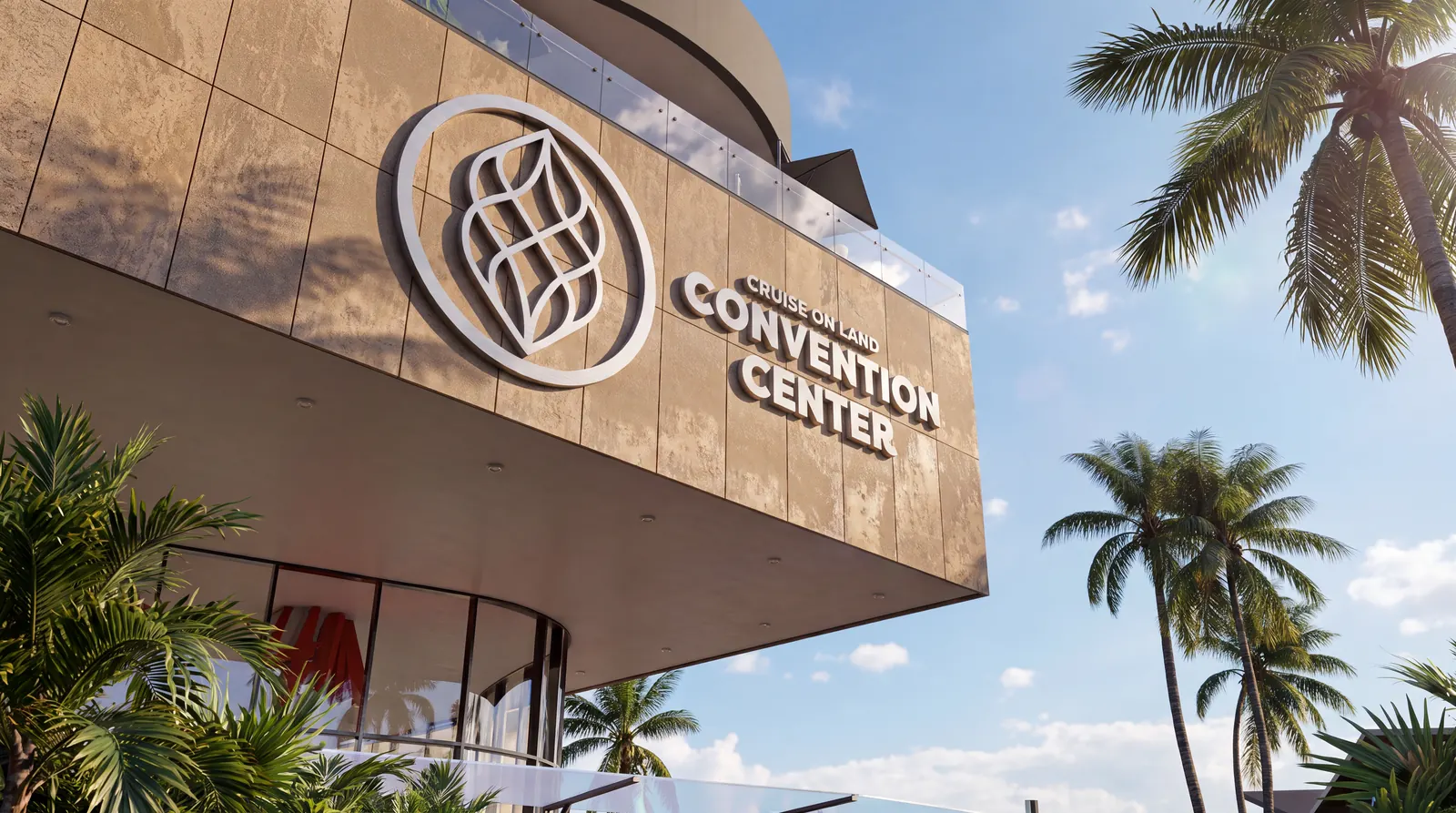 Fachada del centro de convenciones de Cruise On Land Punta Cana