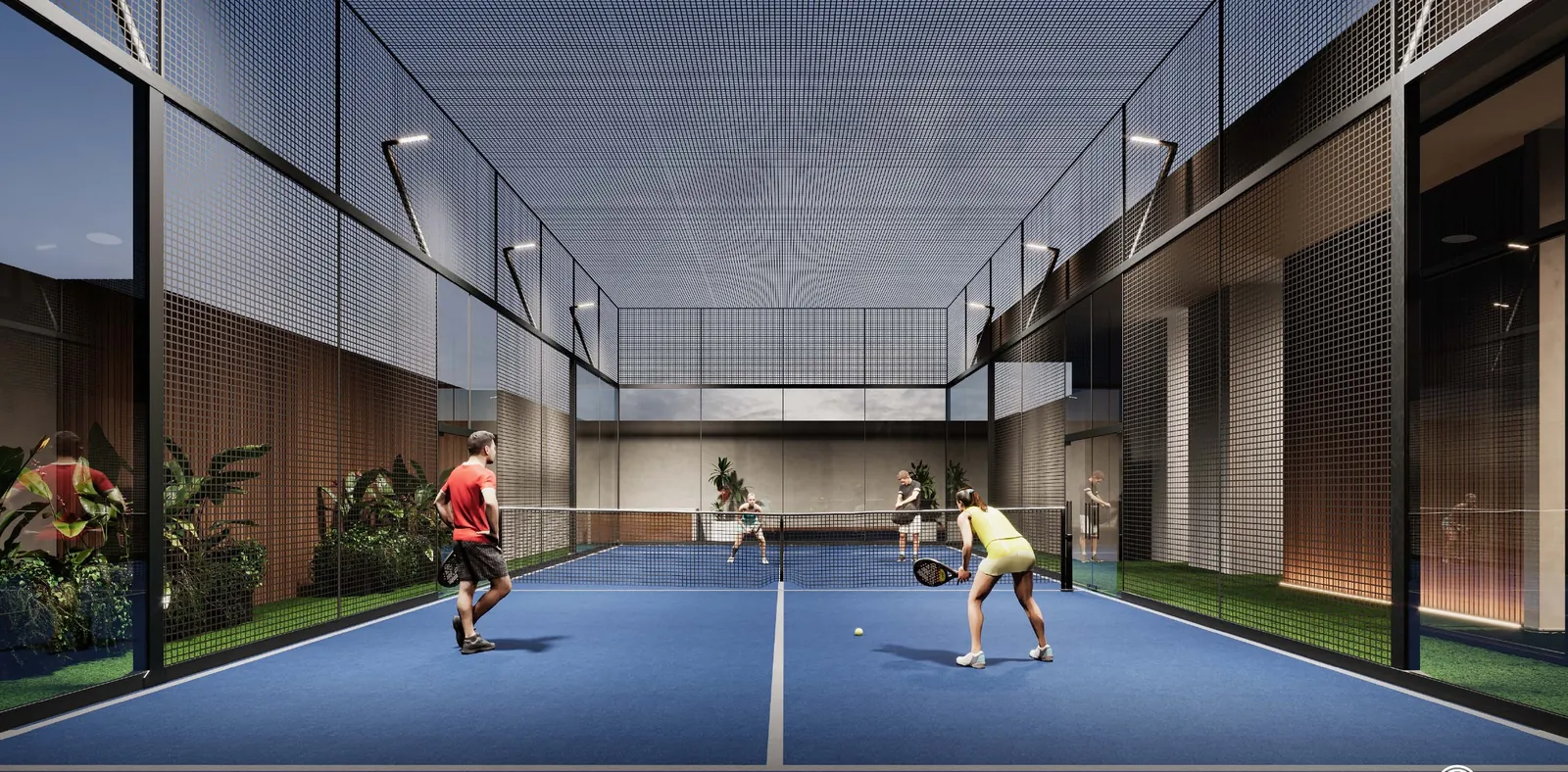 Canchas de pádel de The Wellness Club en Distrito Playa Juan Dolio