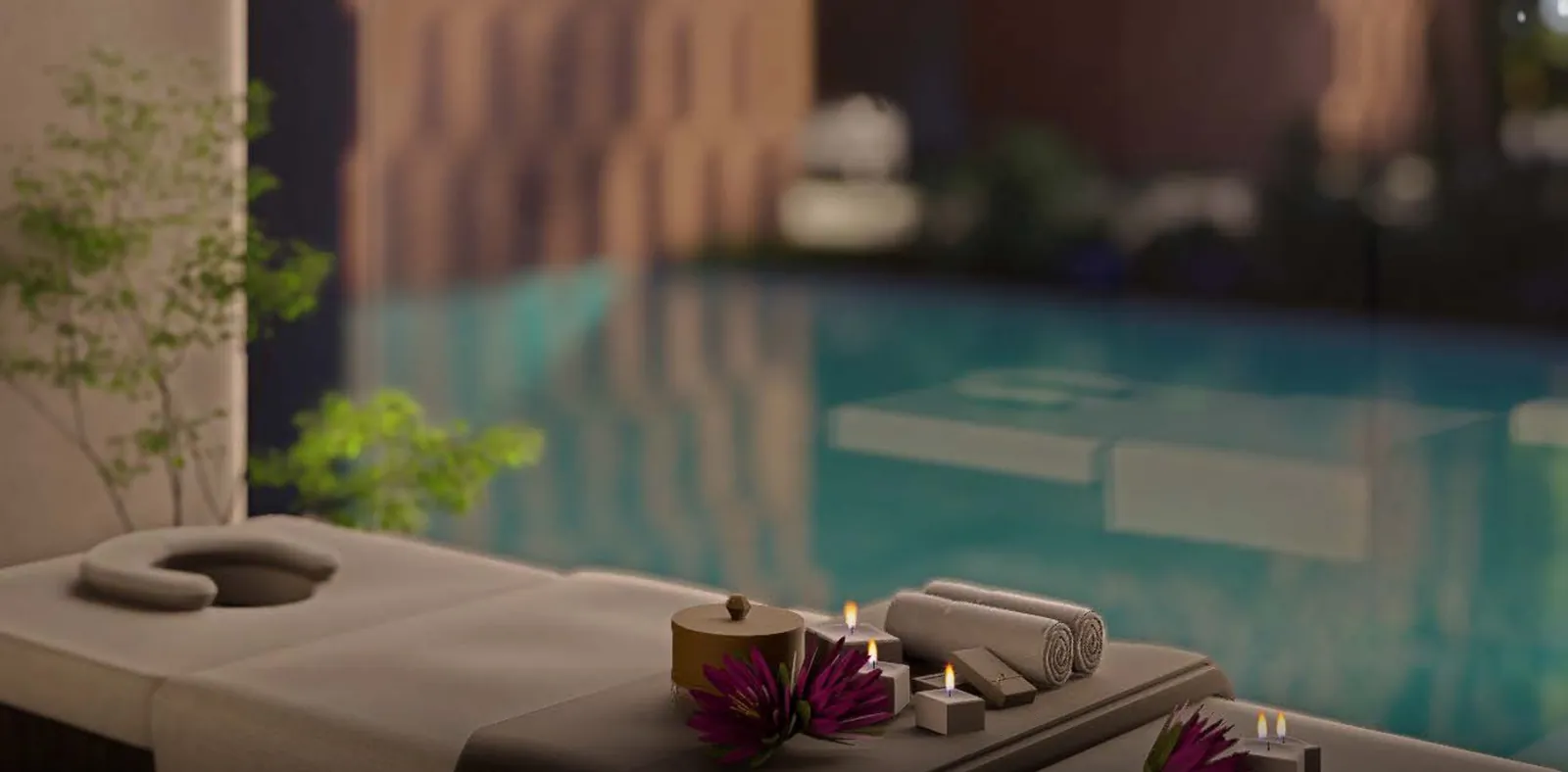 Spa con cabinas de masaje de The Wellness Club en Distrito Playa Juan Dolio